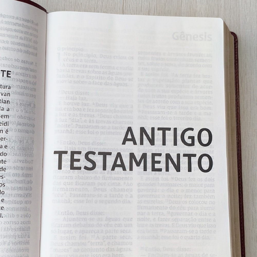 Bíblia Sagrada | NVI | Letra Sênior | Capa Vinho