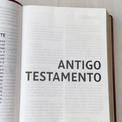 Bíblia Sagrada | NVI | Letra Sênior | Capa Vinho