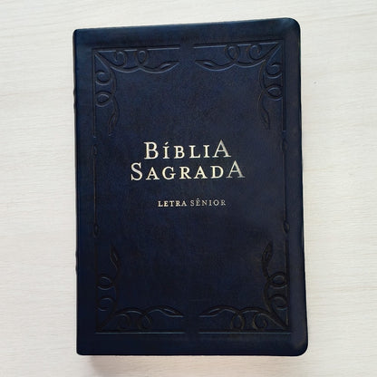 Bíblia Sagrada | NVI | Letra Sênior | Capa Azul