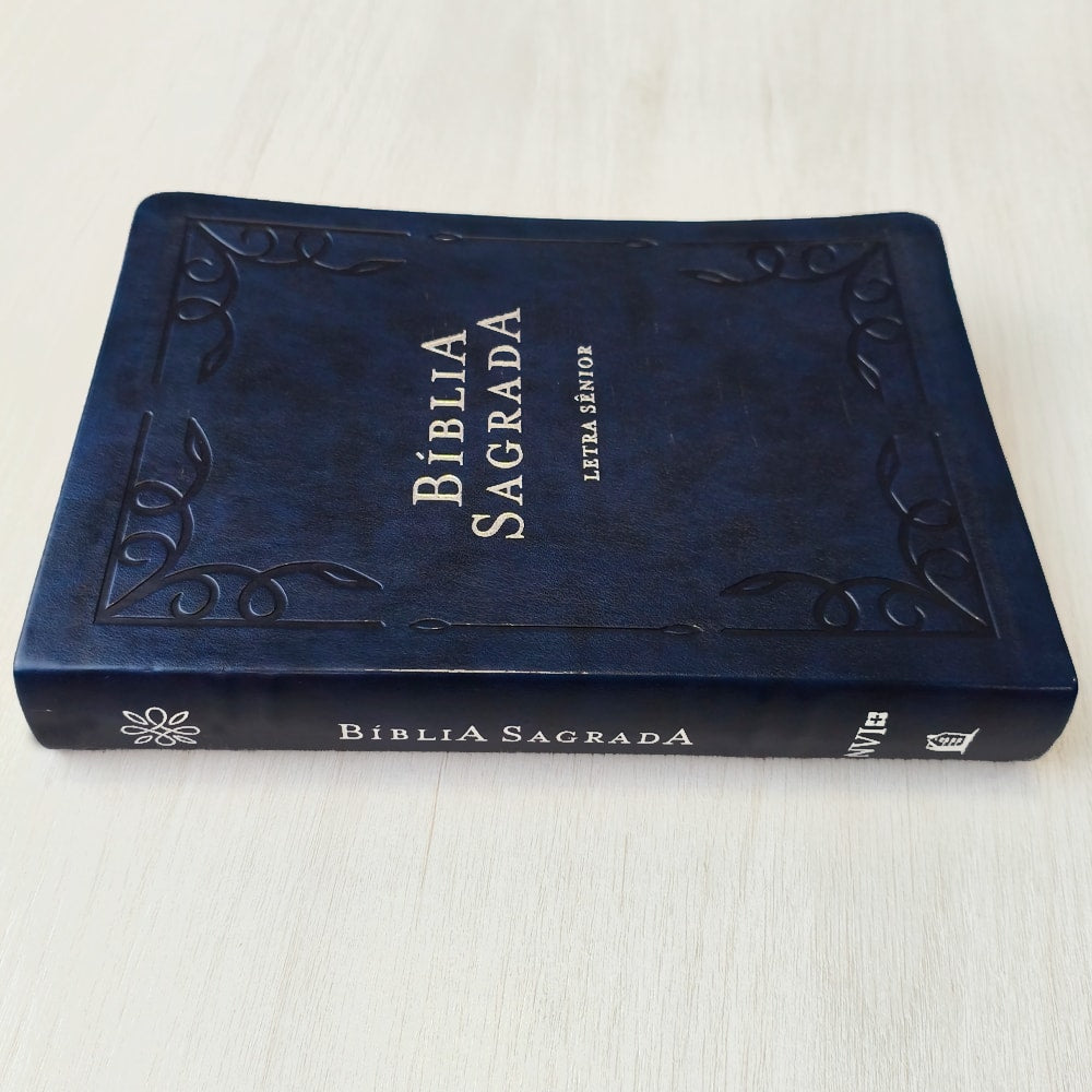 Bíblia Sagrada | NVI | Letra Sênior | Capa Azul