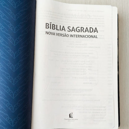 Bíblia Sagrada | NVI | Letra Sênior | Capa Azul