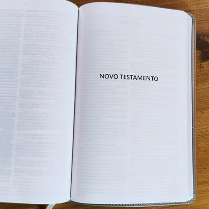Biblia Sagrada Slim | ACF | Luxo Cinza