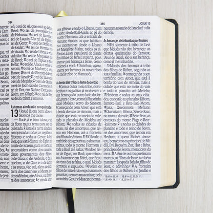 Bíblia Sagrada | Letra Supergigante | NAA | Capa Luxo Preta