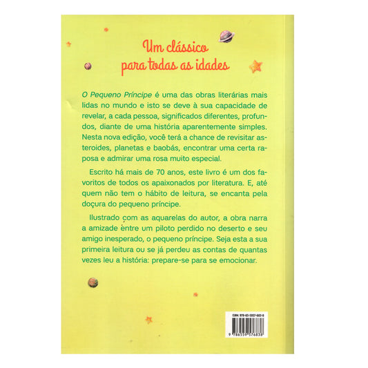 O Pequeno Príncipe | Veríssimo | Antoine de Saint-Exupéry | Amarelo Pastel
