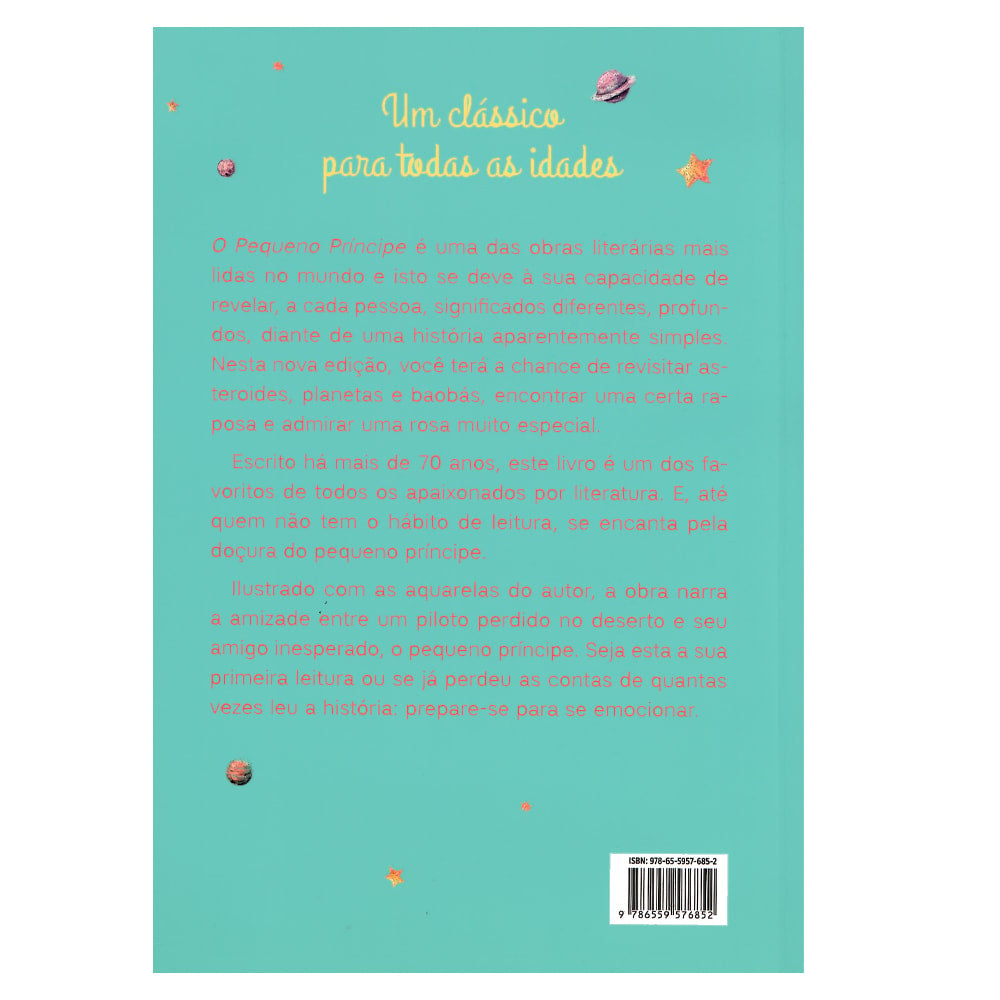 O Pequeno Príncipe | Veríssimo |  Antoine de Saint-Exupéry | Verde Pastel