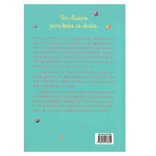 O Pequeno Príncipe | Veríssimo |  Antoine de Saint-Exupéry | Verde Pastel
