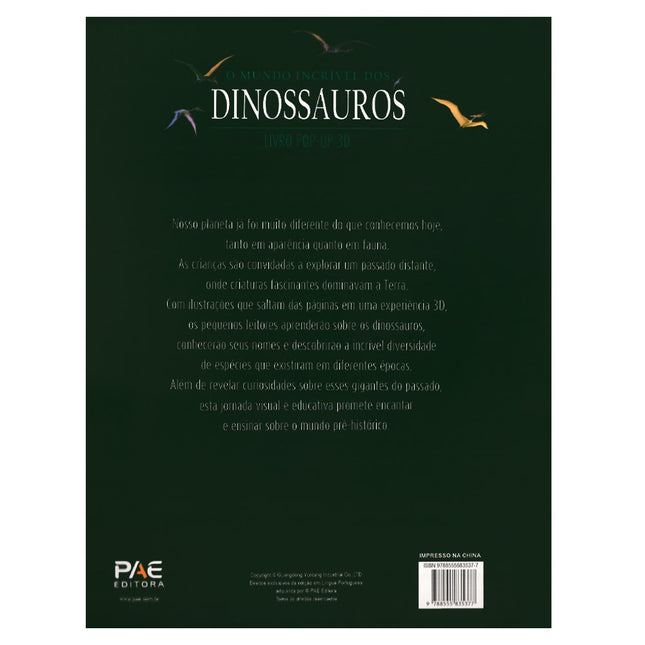 O Mundo Incrível dos Dinossauros | Pop-up 3D