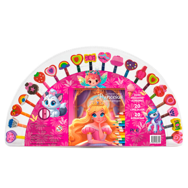 Diversão Com as Princesas e Seus Amigos | Livro Educativo