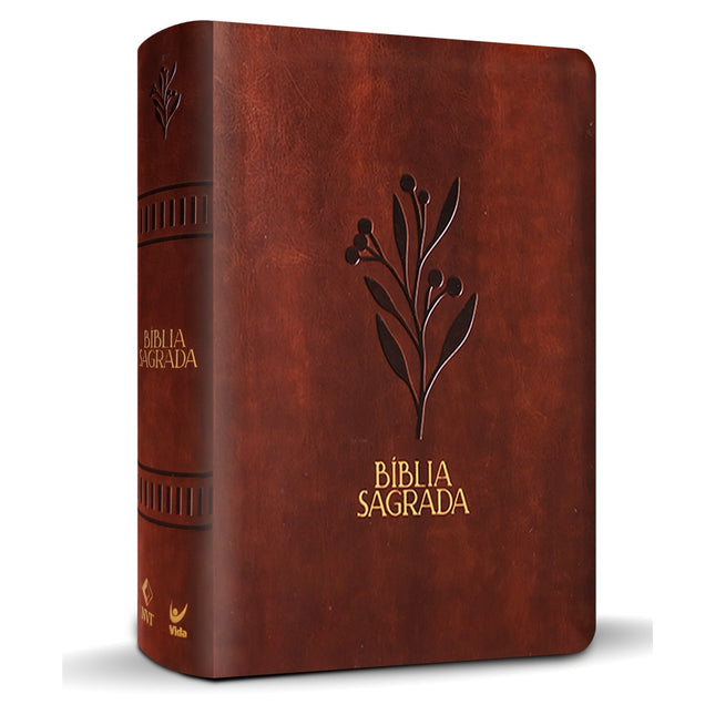 Bíblia Mulheres | Viviane Martinello | NVT | Espaço Para Anotações | Capa Luxo Oliveira Marrom