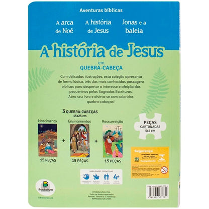 A História de Jesus Em Quebra-Cabeça | Acima de 4 Anos
