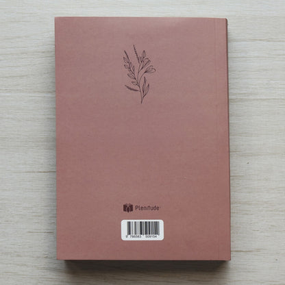 Bíblia Sagrada Flor Minimalista Marrom | NAA | Letra Normal | Capa Ilustrada