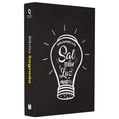Bíblia Sagrada Sal da Terra e Luz do Mundo | NAA | Letra Normal | Capa Ilustrada