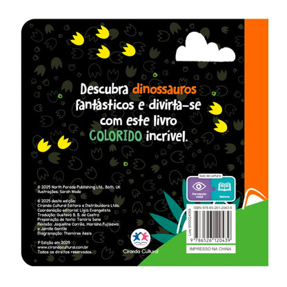 Livro Dinossauros | Cartonado | Neon