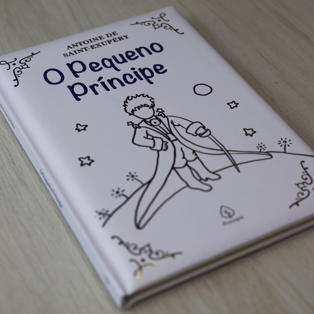 O Pequeno Príncipe | Capa Almofadada Branca