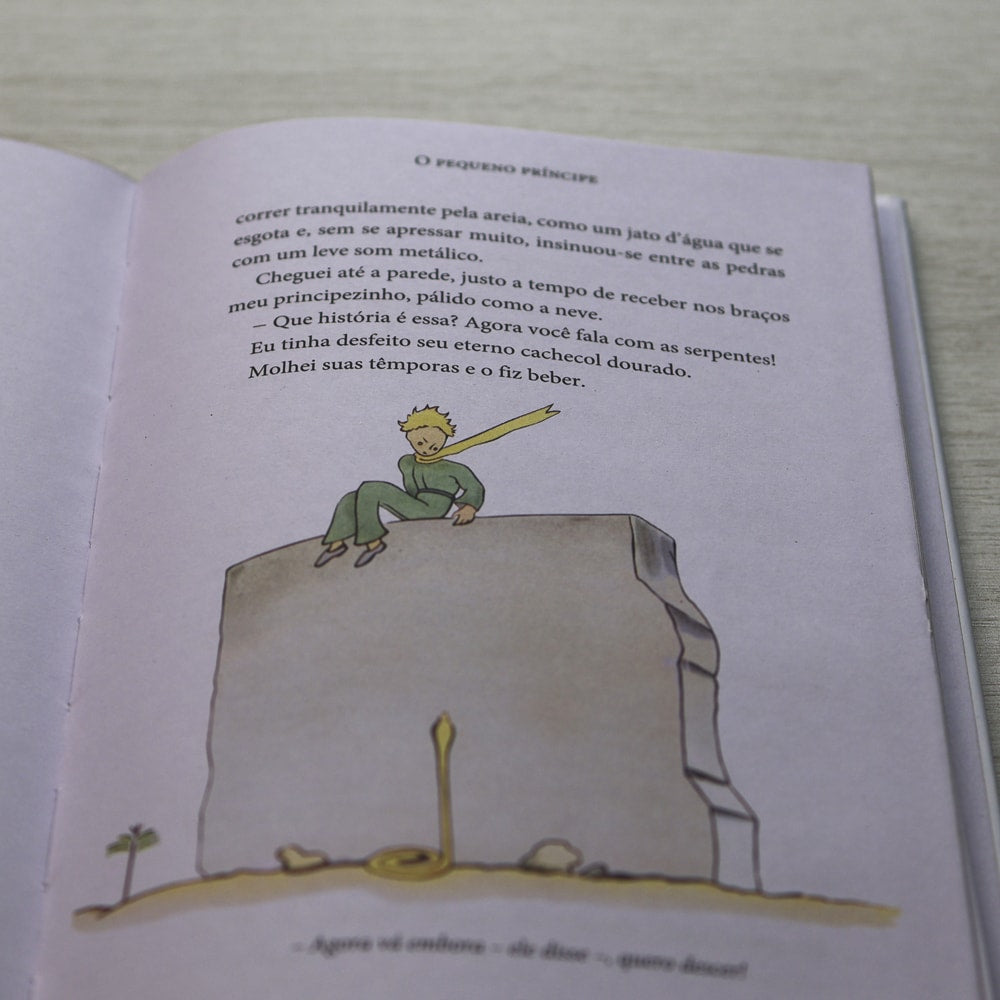 O Pequeno Príncipe | Capa Almofadada Branca