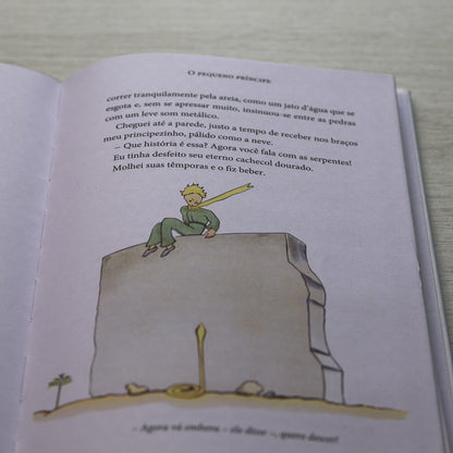 O Pequeno Príncipe | Capa Almofadada Branca