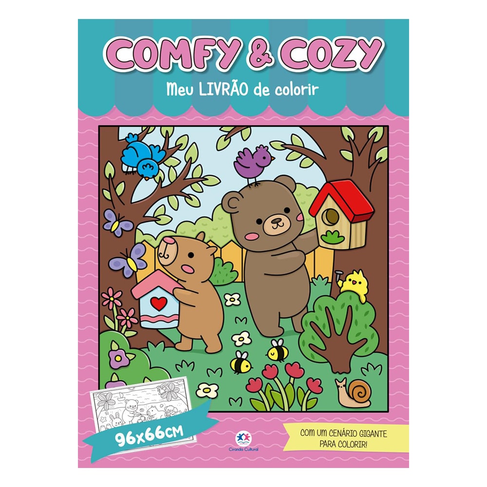 Comfy e Cozy | Meu Livrão de Colorir