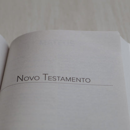 Bíblia Sagrada Lettering | NVI | Capa Brochura Azul