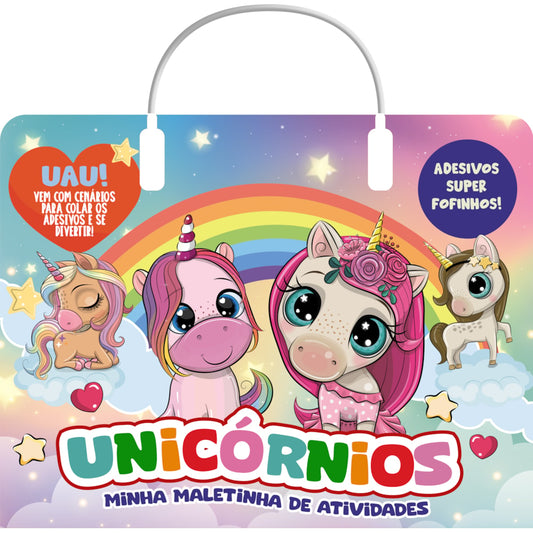 Minha Maletinha de Atividades | Unicórnios | 70 Adesivos Super Fofinhos