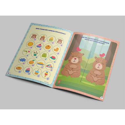 101 Adesivos Atividades e Desenhos para Colorir Capivara