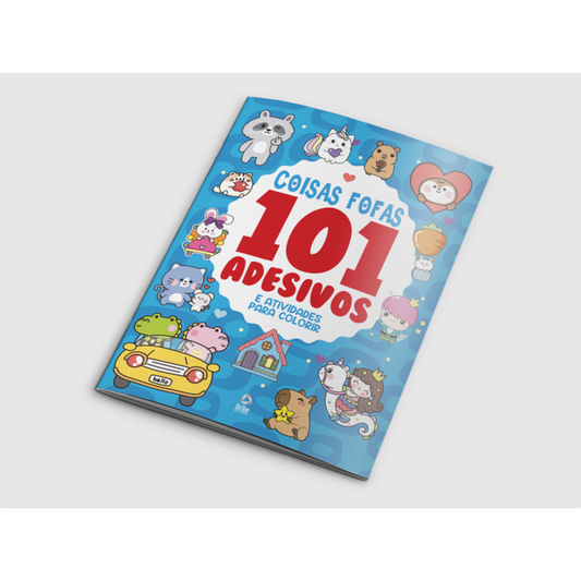 101 Adesivos Atividades e Desenhos para Colorir Coisas Fofas