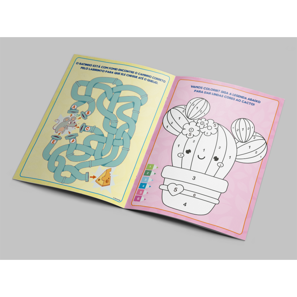 101 Adesivos Atividades e Desenhos para Colorir Coisas Fofas