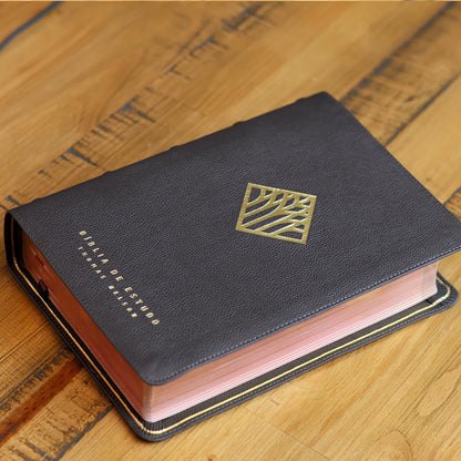 Bíblia Sagrada | NVI | Premier Collection | Capa Couro Luxo Marrom