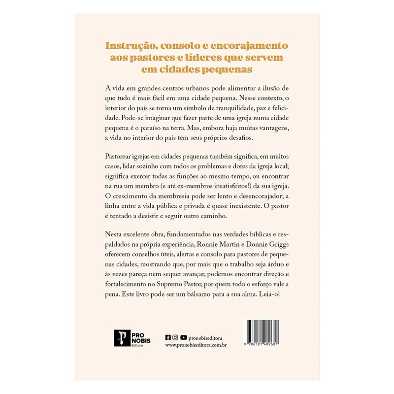 Pastoreando Pequenas Cidades | Ronnie Martin e Donnie Griggs