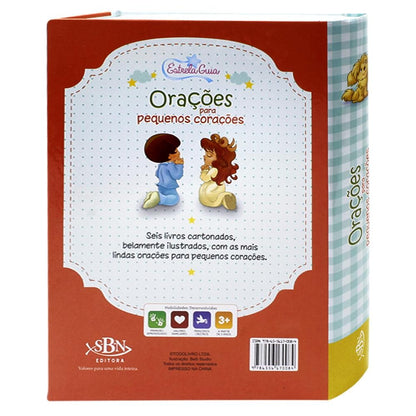 "BOX C/6 UND: ESTRELA GUIA - ORACOES P/PEQUENOS CORACOES
"