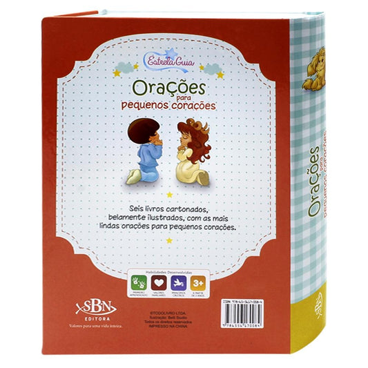 "BOX C/6 UND: ESTRELA GUIA - ORACOES P/PEQUENOS CORACOES
"