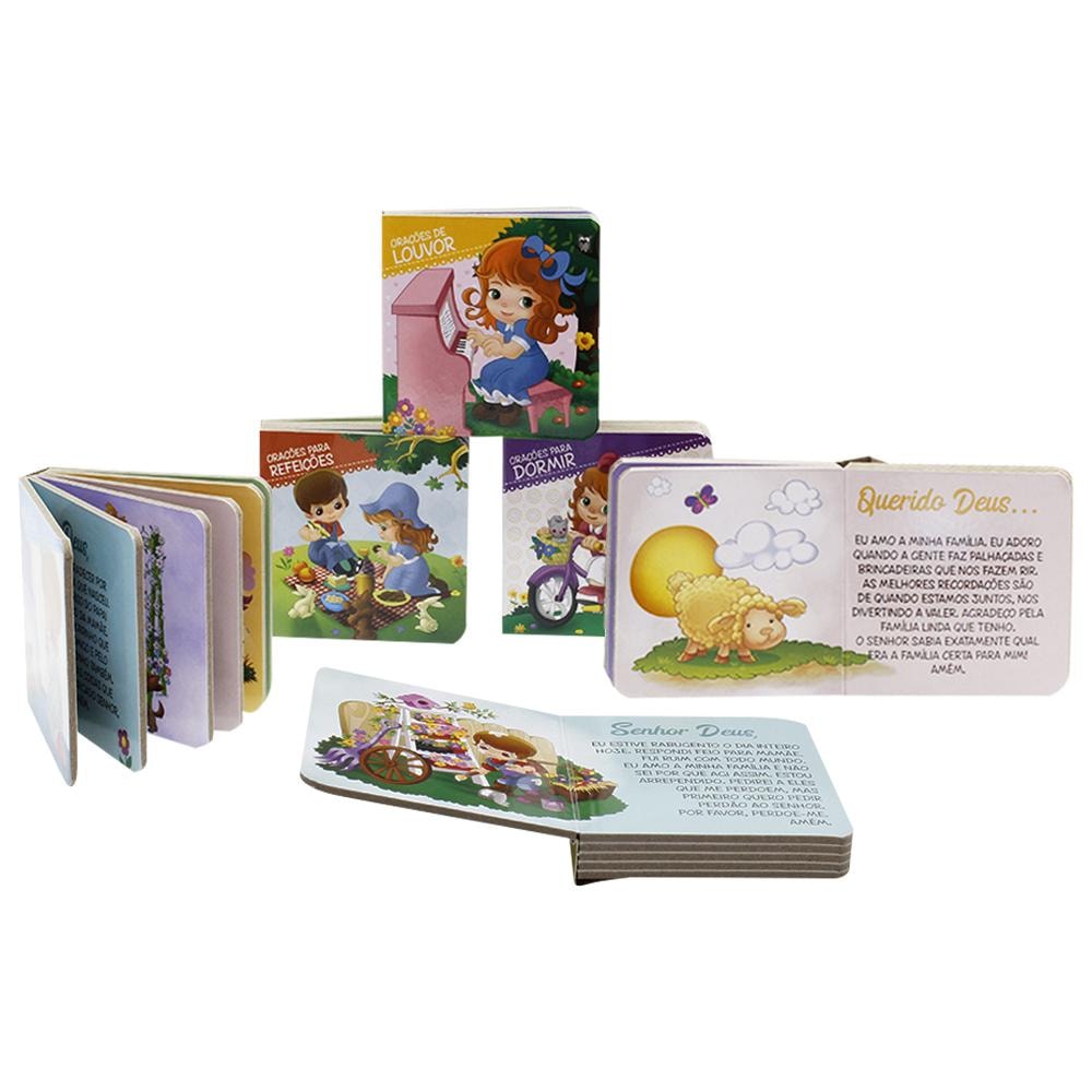 "BOX C/6 UND: ESTRELA GUIA - ORACOES P/PEQUENOS CORACOES
"