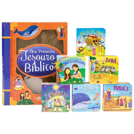 "BOX C/6 UND: MEU PRIMEIRO TESOURO BIBLICO
"