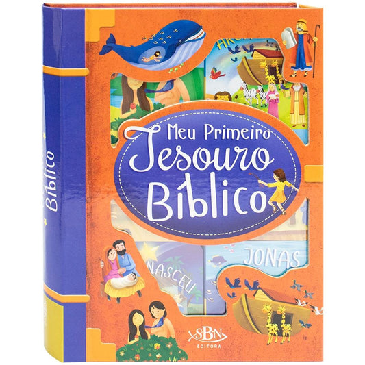 "BOX C/6 UND: MEU PRIMEIRO TESOURO BIBLICO
"