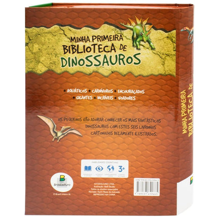 BOX C/6 UND: MINHA PRIMEIRA BIBLIOTECA DE DINOSSAUROS