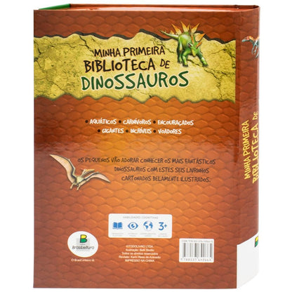 BOX C/6 UND: MINHA PRIMEIRA BIBLIOTECA DE DINOSSAUROS