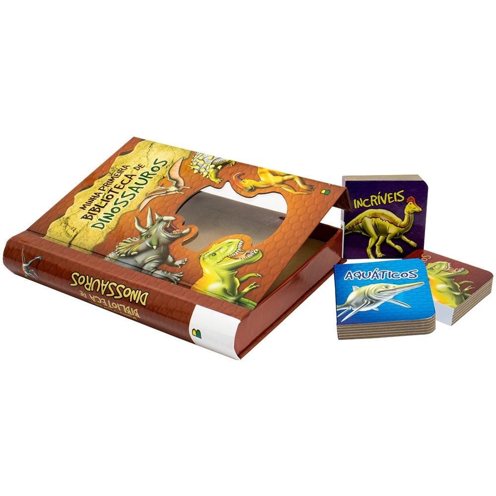 BOX C/6 UND: MINHA PRIMEIRA BIBLIOTECA DE DINOSSAUROS