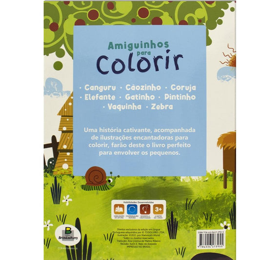 AMIGUINHOS PARA COLORIR: CANGURU