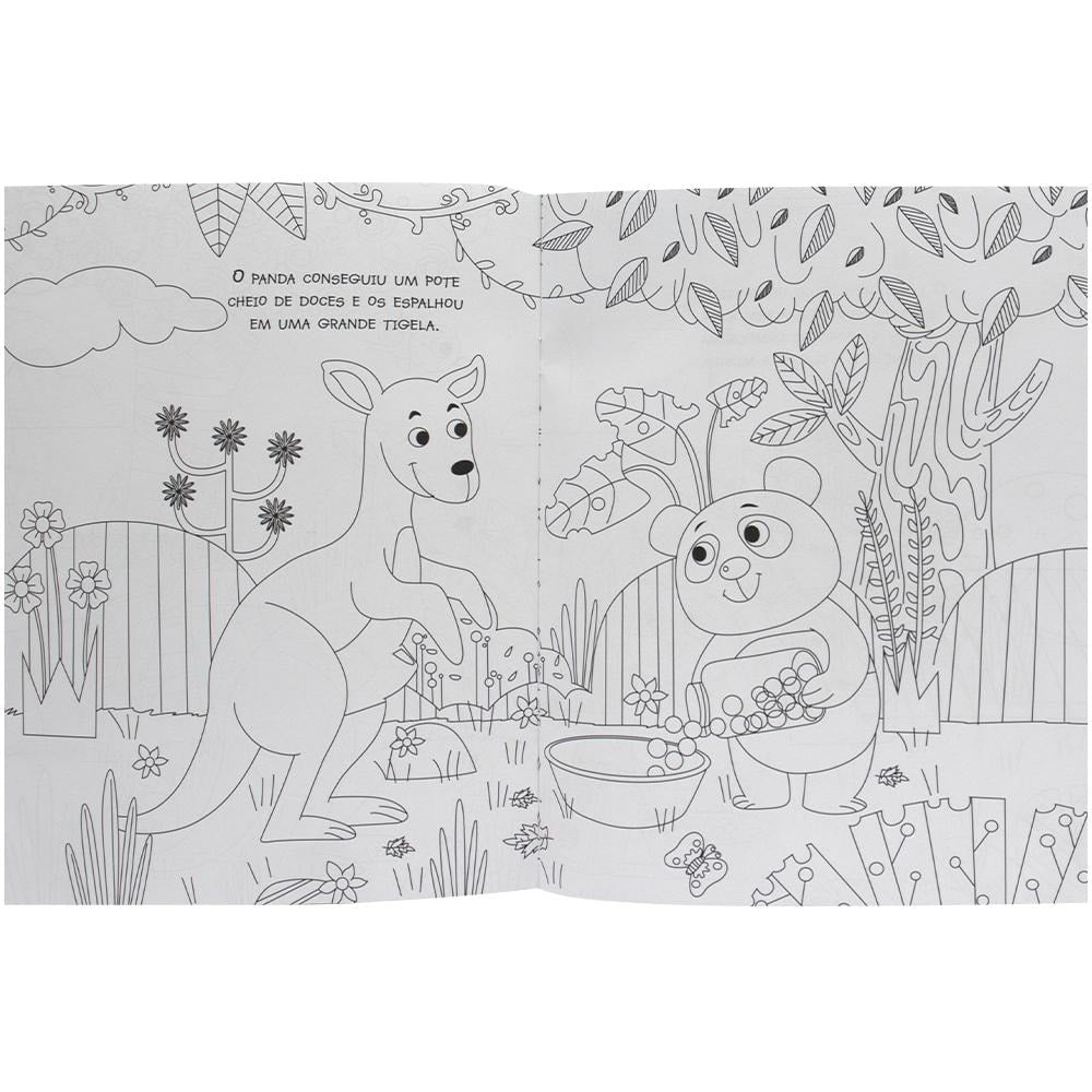 AMIGUINHOS PARA COLORIR: CANGURU