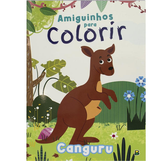 AMIGUINHOS PARA COLORIR: CANGURU
