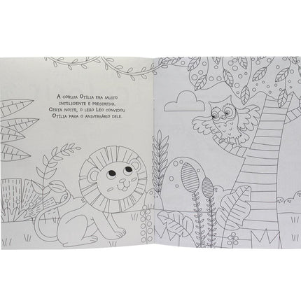 AMIGUINHOS PARA COLORIR: CORUJA