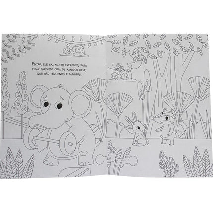 AMIGUINHOS PARA COLORIR: ELEFANTE
