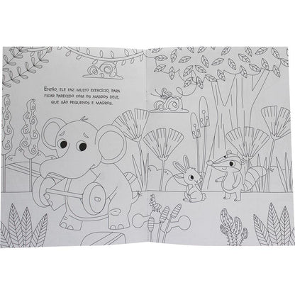 AMIGUINHOS PARA COLORIR: ELEFANTE