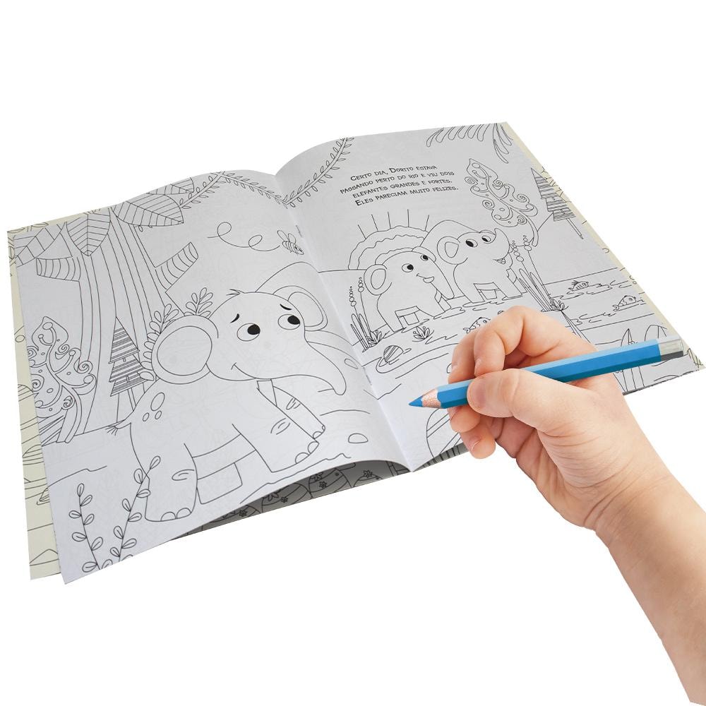 AMIGUINHOS PARA COLORIR: ELEFANTE