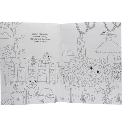 AMIGUINHOS PARA COLORIR: PINTINHO