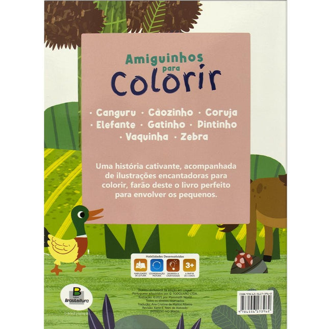 AMIGUINHOS PARA COLORIR: VAQUINHA