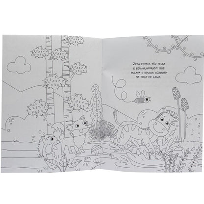 Amiguinhos para Colorir: Zebra | Todolivro