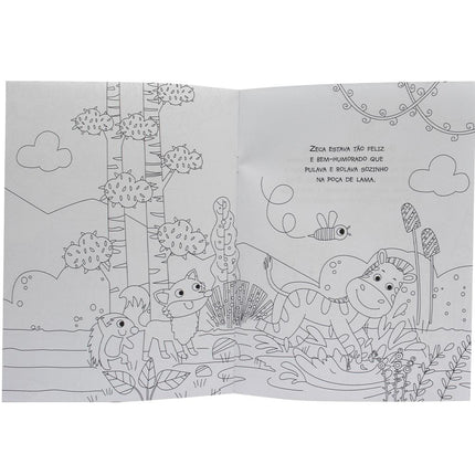 Amiguinhos para Colorir: Zebra | Todolivro
