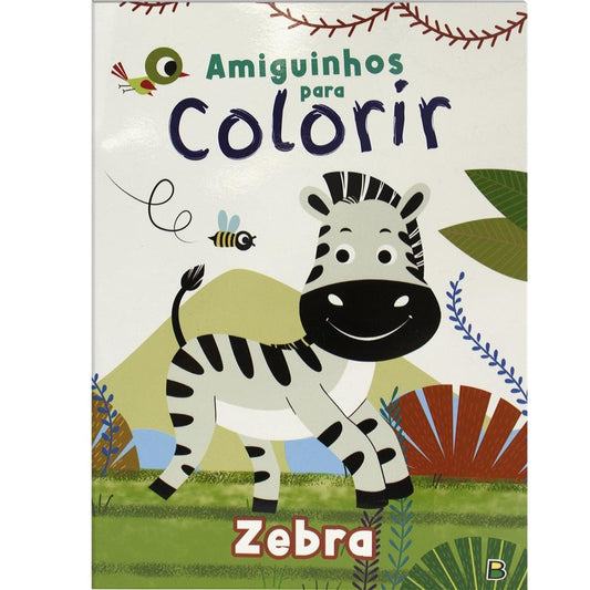 Amiguinhos para Colorir: Zebra | Todolivro
