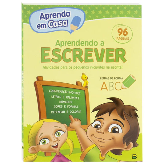 "APRENDA EM CASA APRENDENDO A ESCREVER
"