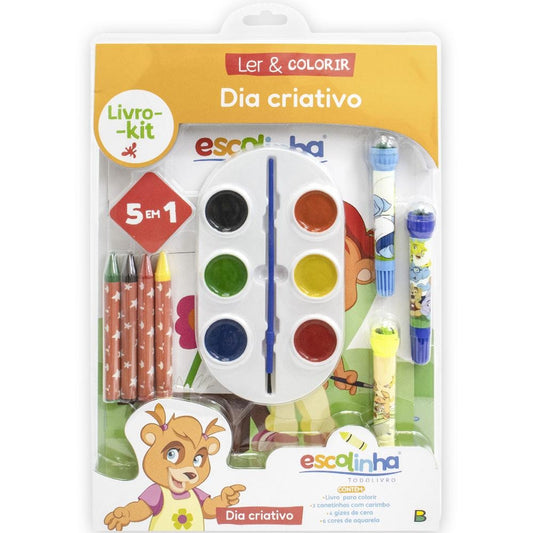 LER & COLORIR: ESCOLINHA